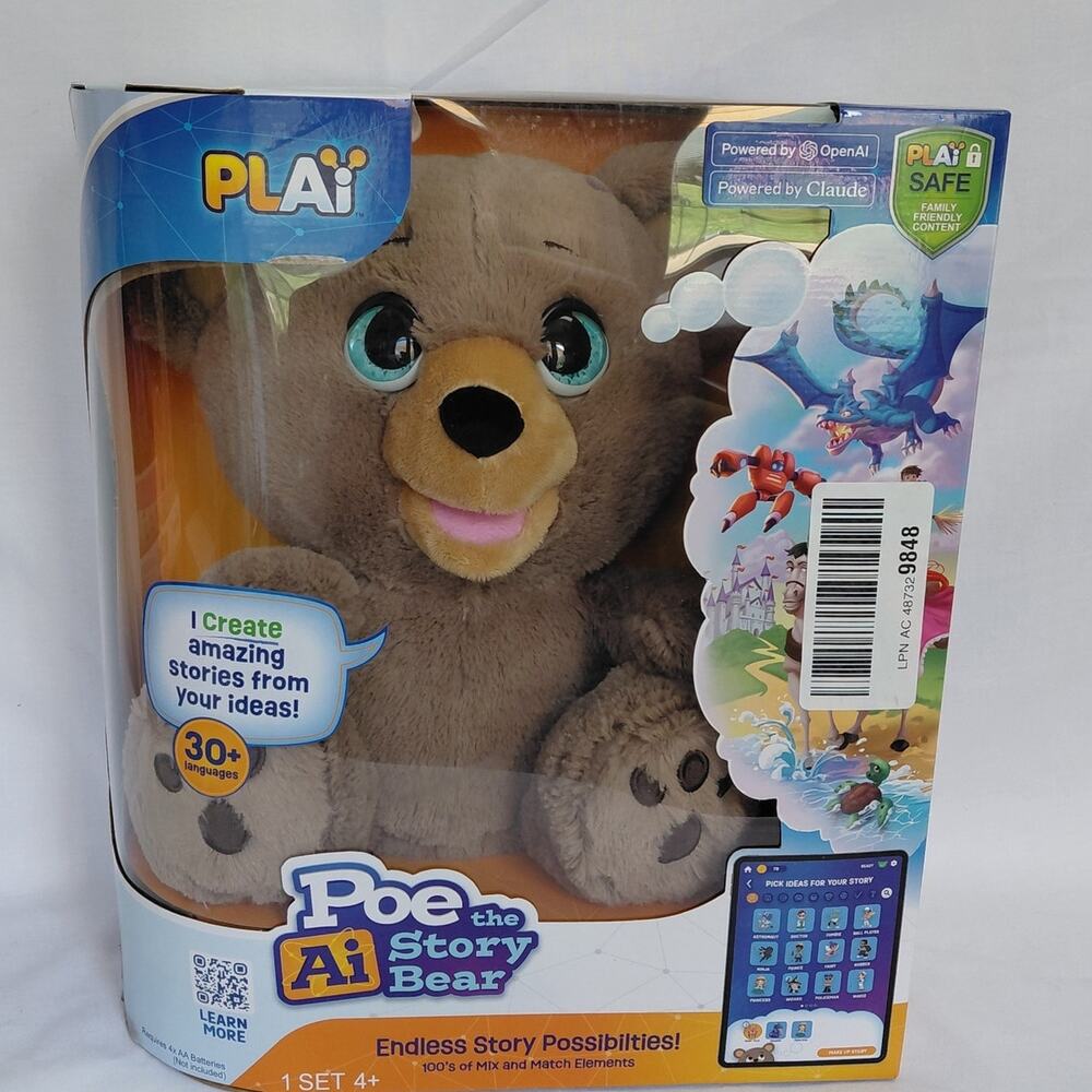 New in Box Poe The AI Story Bear NIB